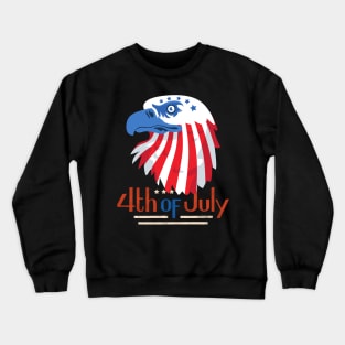 4th of July Eagle Crewneck Sweatshirt